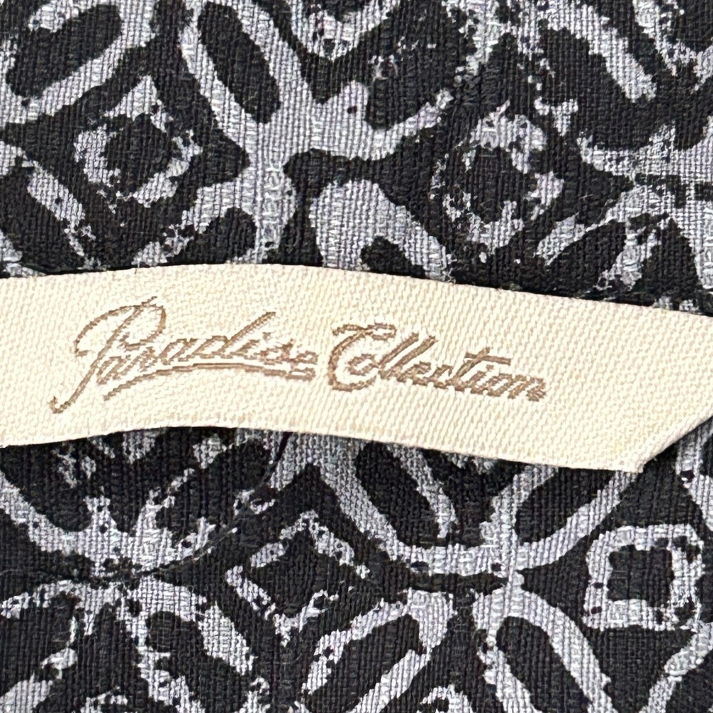 Paradise Collection Men's Black&Gray Short Sleeve Button Down Sz XL - Picture 3 of 8